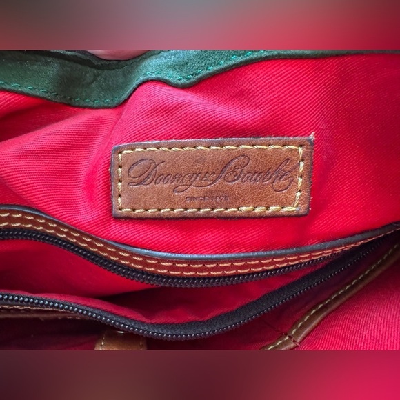 Dooney and Bourke Vintage Florentine Brown Leather Kingston Hobo Bag - Picture 9 of 16